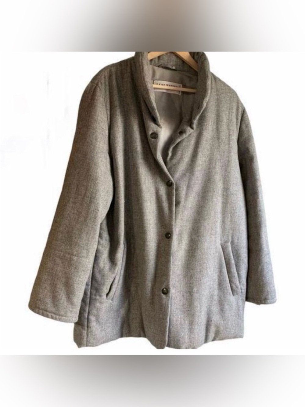 Hauber Wool/Angora Blend Coat Large